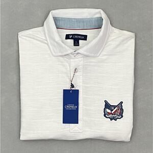 Daniel Cremieux 38 Men's XL Short Sleeve Polo Shirt White Stripe NEW